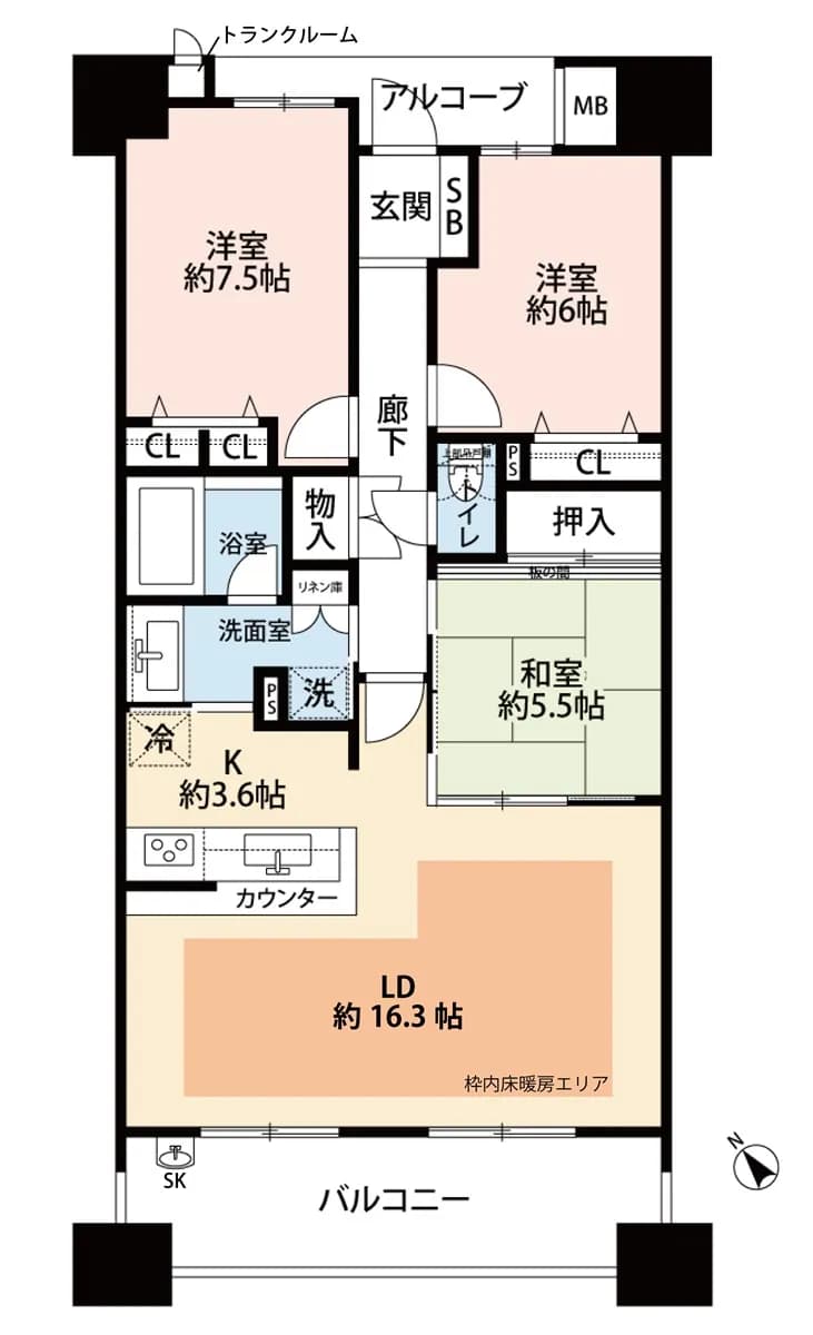 シーサイドレジデンスコスモスクエア駅前【所在15階】