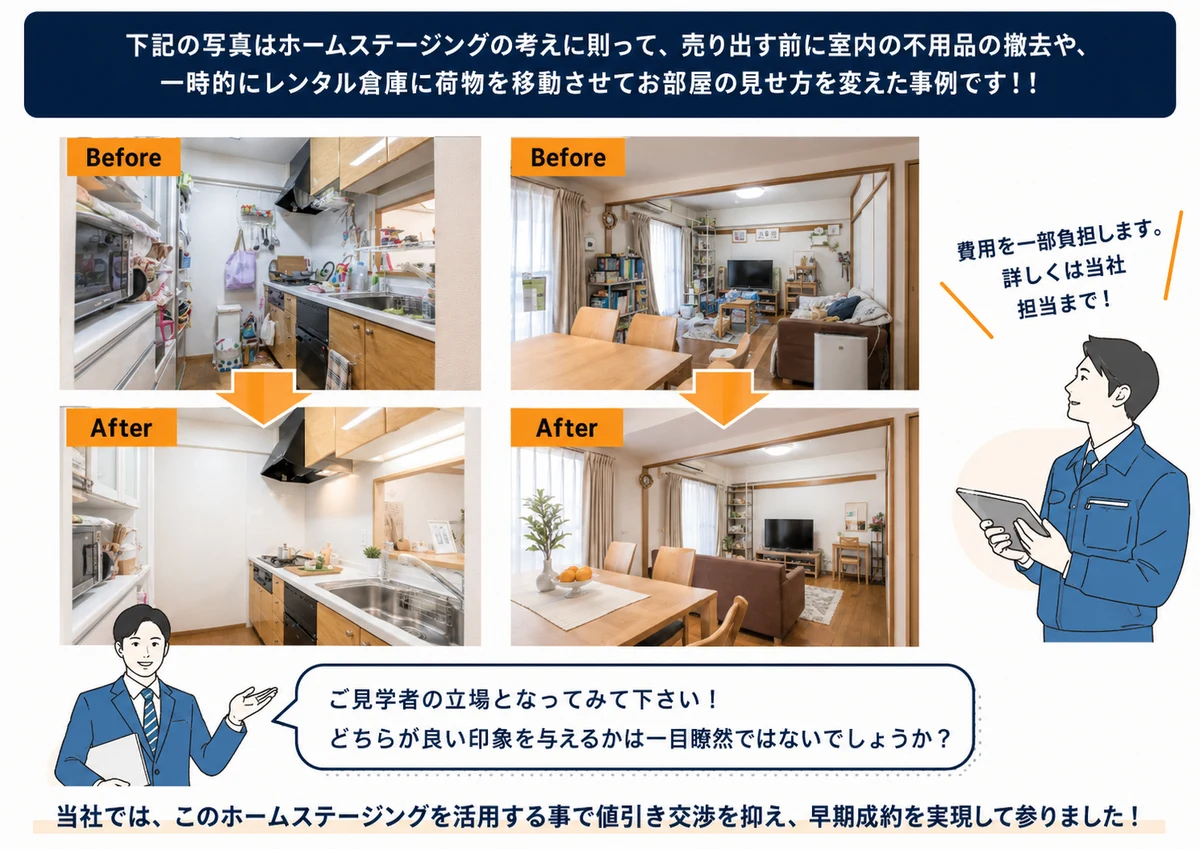 家具や小物で、見せ方を整える