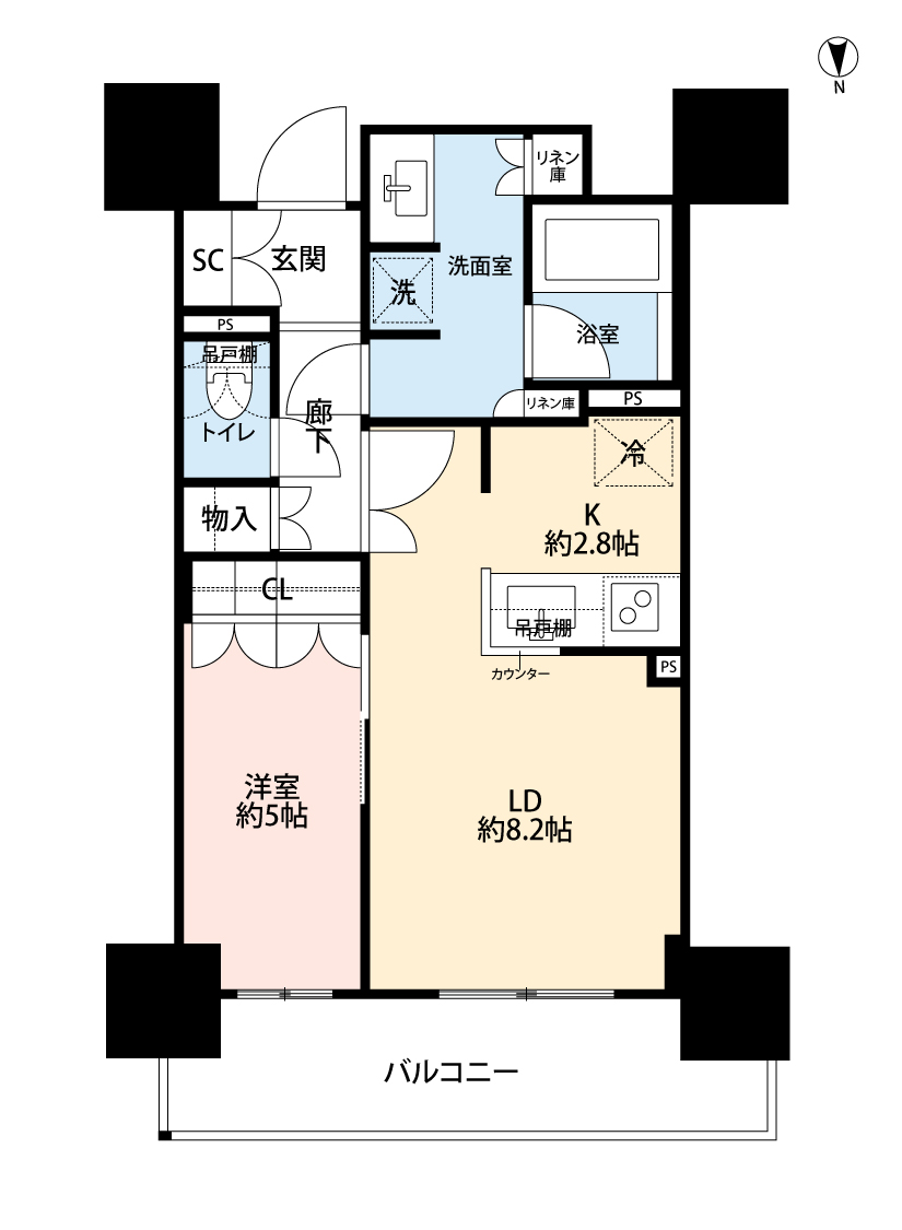 【投資用区分マンション】ローレルタワー堺筋本町